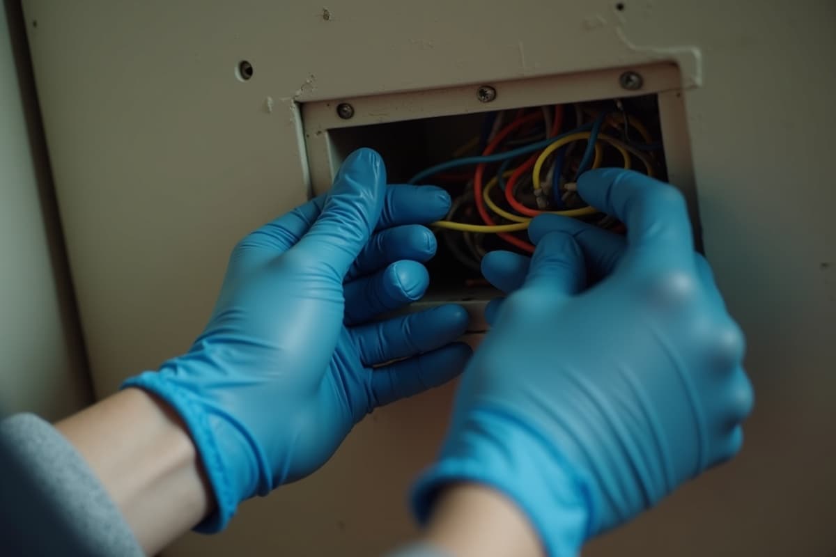 누전 수리 시공 현장 3